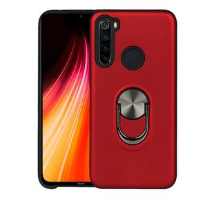 For Xiaomi Redmi Note 8T 360 Rotary Multifunctional Stent PC+TPU Case with Magnetic Invisible Holder(Red)