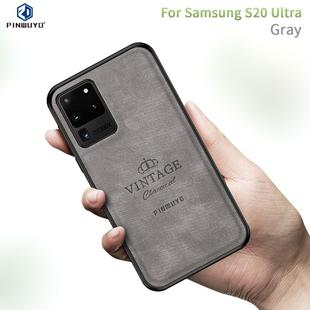 For Galaxy S20 Ultra PINWUYO Zun Series PC + TPU + Skin Waterproof And Anti-fall All-inclusive Protective Shell(Grey)