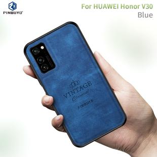 For Huawei Honor V30 / V30 Pro PINWUYO Zun Series PC + TPU + Skin Waterproof And Anti-fall All-inclusive Protective Shell(Blue)
