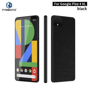 For Google Pixel 4 XL PINWUYO Pin Rui Series Classical Leather Texture PC + TPU Waterproof  Anti-fall All-inclusive Protective Case Shell(Black)