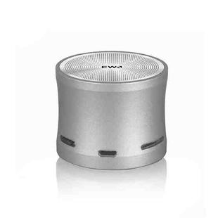 EWA A109M  Portable Bluetooth Speaker Wireless Heavy Bass Bomm Box Subwoofer Phone Call Surround Sound Bluetooth Shower Speaker(Silver)