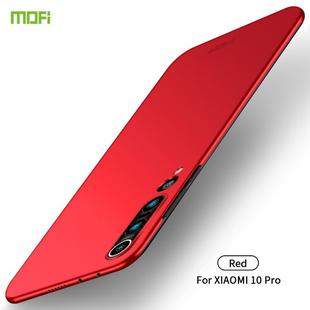 For Xiaomi Mi 10 Pro MOFI Frosted PC Ultra-thin Hard Case(Red)