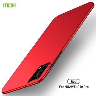For Huawei P40 Pro MOFI Frosted PC Ultra-thin Hard Case(Red)