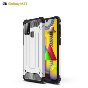 For Galaxy M31 Magic Armor TPU + PC Combination Case(Silver)