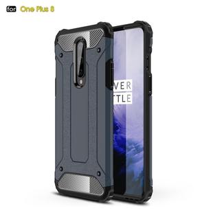 For OnePlus 8 Magic Armor TPU + PC Combination Case(Navy Blue)