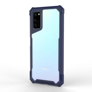 For Huawei Honor V30 & V30 Pro Transparent PC + TPU Full Coverage Shockproof Protective Case(Navy Blue)