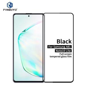 For Galaxy A81 / Note 10 Lite PINWUYO 9H 2.5D Full Screen Tempered Glass Film(Black)