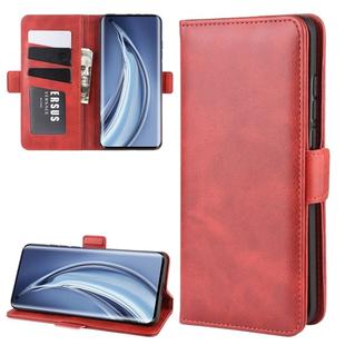 For Xiaomi Mi 10 Dual-side Magnetic Buckle Horizontal Flip Leather Case with Holder & Card Slots & Wallet(Red)