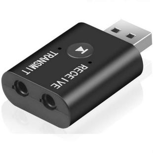 JEDX-TR6 USB Bluetooth 5.0 Music Transmitter Receiver 2 in 1 TV Bluetooth Transmitter Speaker Bluetooth Receiver