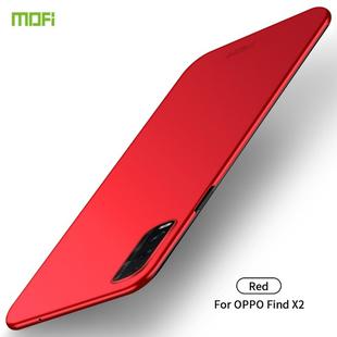 For OPPO Find X2 MOFI Frosted PC Ultra-thin Hard Case(Red)