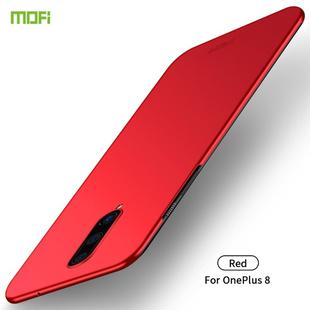 For  OnePlus 8 MOFI Frosted PC Ultra-thin Hard Case(Red)