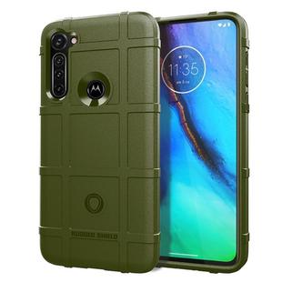 For Moto G Stylus Full Coverage Shockproof TPU Case(Army Green)