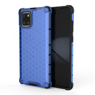 For  Galaxy S10 Lite 2019 / A91 / M80s Shockproof Honeycomb PC + TPU Case(Blue)