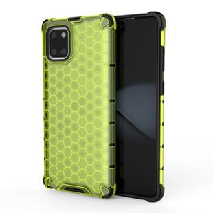 For Galaxy A71 Shockproof Honeycomb PC + TPU Case(Green)