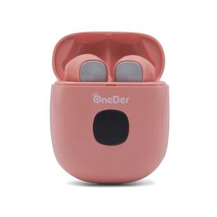 Oneder W16 TWS Bluetooth 5.0 Wireless Bluetooth Earphone with Charging Box, Support HD Call & LED Display Battery(Pink)