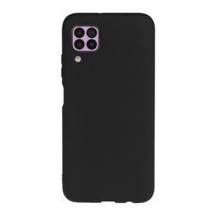 For Huawei Nova 6 SE / P40 Lite / Nova 7i Frosted Candy-Colored Ultra-thin TPU Phone Case(Black)