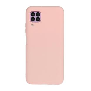 For Huawei Nova 6 SE / P40 Lite / Nova 7i Frosted Candy-Colored Ultra-thin TPU Phone Case(Pink)