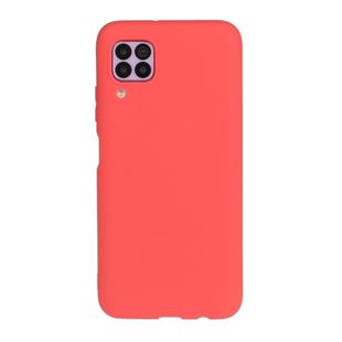 For Huawei Nova 6 SE / P40 Lite / Nova 7i Frosted Candy-Colored Ultra-thin TPU Phone Case(Red)