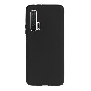 For Huawei Nova 6 Frosted Candy-Colored Ultra-thin TPU Phone Case(Black)