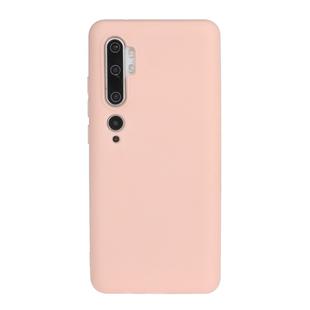 For Xiaomi Mi CC9 Pro / Mi Note 10 / Mi Note 10 Pro Frosted Candy-Colored Ultra-thin TPU Case(Pink)