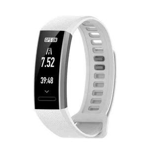 For Huawei Band 2 Pro / Band 2 / ERS-B19 / ERS-B29 Sports Bracelet Silicone Watch Band(White)