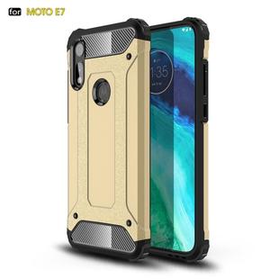 For Motorola Moto E 2020 Magic Armor TPU + PC Combination Case(Gold)
