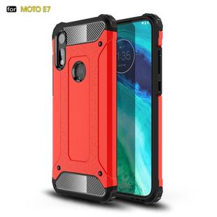 For Motorola Moto E 2020 Magic Armor TPU + PC Combination Case(Red)