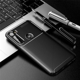 For MOTO G Stylus Carbon Fiber Texture Shockproof TPU Case(Black)