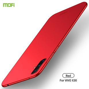 For Vivo X30 MOFI Frosted PC Ultra-thin Hard Case(Red)