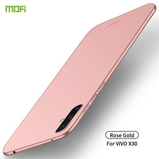 For Vivo X30 MOFI Frosted PC Ultra-thin Hard Case(Rose Gold)