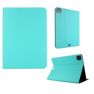 For iPad Pro 11 inch (2020) Voltage Plain Weave Stretch Leather + TPU Bracket Protective Holster With Sleep Function(Green)