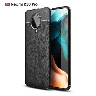 For Xiaomi Redmi K30 Pro Litchi Texture TPU Shockproof Case(Black)