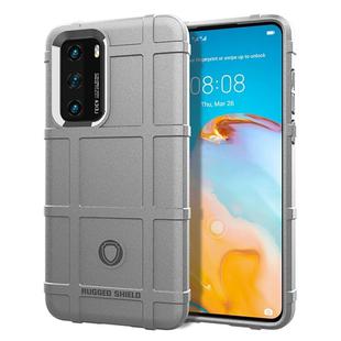 For Huawei P40 Pro Full Coverage Shockproof TPU Case(Grey)