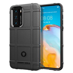For Huawei P40 Full Coverage Shockproof TPU Case(Black)