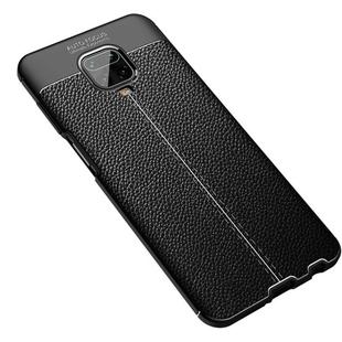 For Xiaomi Redmi Note 9 Pro Max Litchi Texture TPU Shockproof Case(Black)