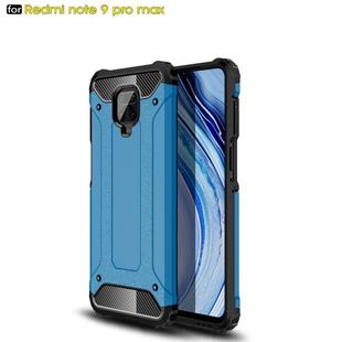For Xiaomi Redmi Note 9 Pro Max Magic Armor TPU + PC Combination Case(Blue)