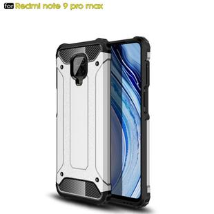 For Xiaomi Redmi Note 9 Pro Max Magic Armor TPU + PC Combination Case(Silver)