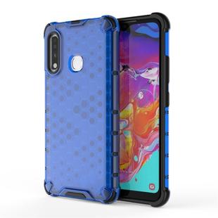 For Galaxy A70E Shockproof Honeycomb PC + TPU Case(Blue)