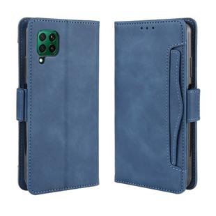 For  Huawei nova 7i/P40 lite/Nova 6SE Wallet Style Skin Feel Calf Pattern Leather Case ，with Separate Card Slot(Blue)