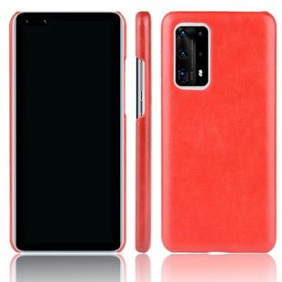 For Huawei P40 Pro+/P40 Pro Plus Shockproof Litchi Texture PC + PU Case(Red)