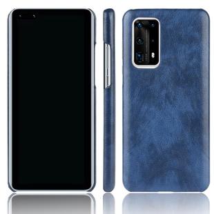 For Huawei P40 Pro+/P40 Pro Plus Shockproof Litchi Texture PC + PU Case(Blue)