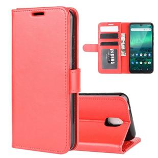 For Nokia 1.3 R64 Texture Single Horizontal Flip Protective Case with Holder & Card Slots & Wallet& Photo Frame(Red)