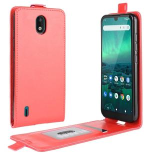 For Nokia 1.3 R64 Texture Single Vertical Flip Leather Protective Case with Card Slots & Photo Frame(Red)