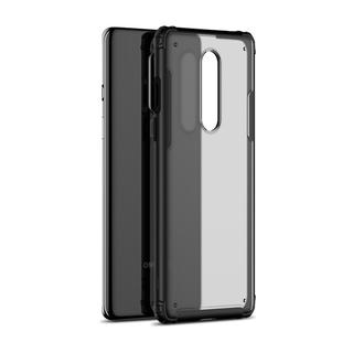 For OnePlus 8 Four-corner Shockproof TPU + PC Protective Case(Black)
