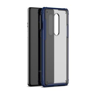 For OnePlus 8 Four-corner Shockproof TPU + PC Protective Case(Navy Blue)
