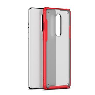 For OnePlus 8 Four-corner Shockproof TPU + PC Protective Case(Red)