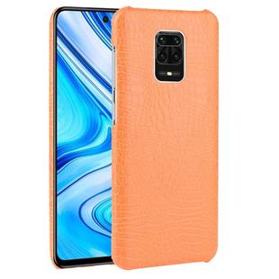 For Xiaomi Redmi Note 9 Pro/Note 9s/Note 9 Pro max Shockproof Crocodile Texture PC + PU Case(Orange)