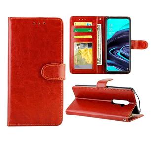 For OPPO Reno2 Crazy Horse Texture Leather Horizontal Flip Protective Case with Holder & Card Slots & Wallet & Photo Frame(Brown)