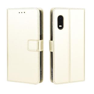 For Galaxy Xcover Pro Retro Crazy Horse Texture Horizontal Flip Leather Case with Holder & Card Slots & Photo Frame(Gold)