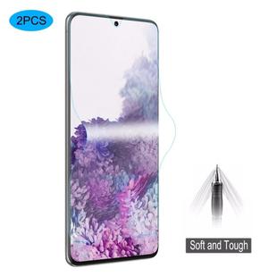 For Galaxy S20+ 2 PCS ENKAY Hat-Prince 0.1mm 3D Full Screen Protector Explosion-proof Hydrogel Film